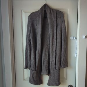 Berretti Extra Long Open Front Cardigan